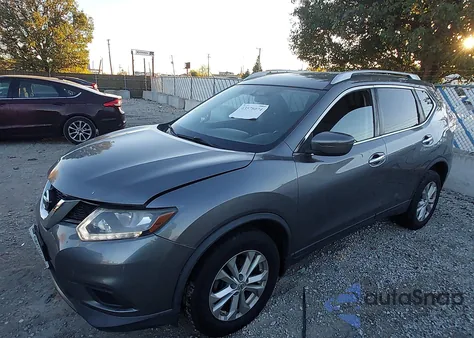 2016 Nissan Rogue Sv z USA, uszkodzony, nr VIN KNMAT2MV3GP653257